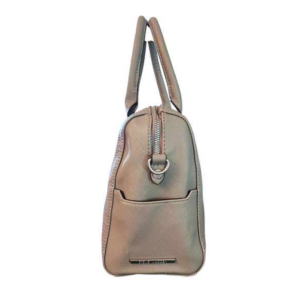 Steve Madden gray faux leather satchel, shoulder bag - Picture 6 of 9